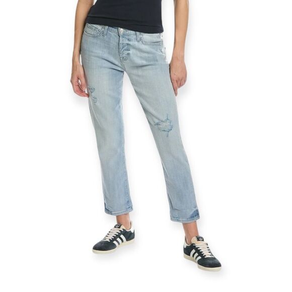 7 FOR ALL MANKIND Josefina Feminine Boyfriend Jeans in Coco Privet Size 26 NEW - Picture 1 of 17